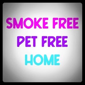 smoke free pet free home